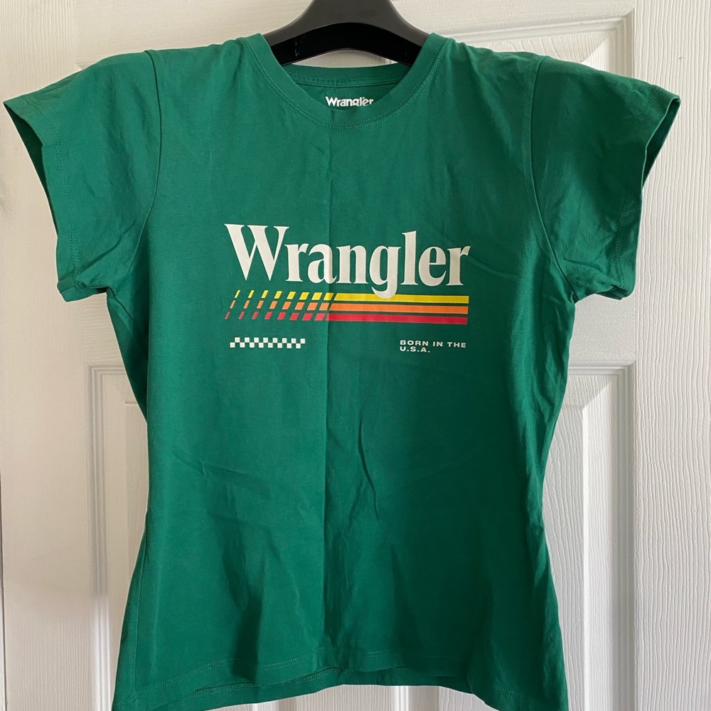 Wrangler Green Graphic T-Shirt/Tee